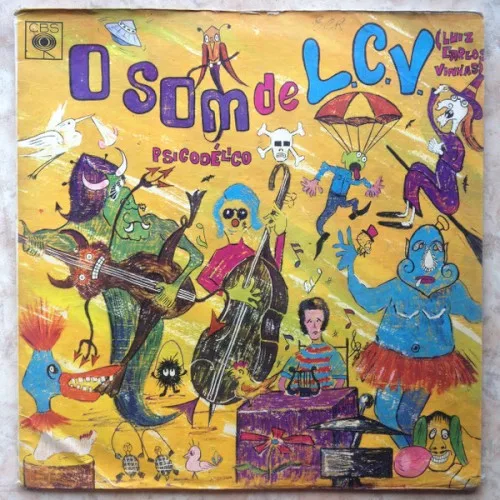 Capa de O Som Psicodélico de L.C. Vinhas